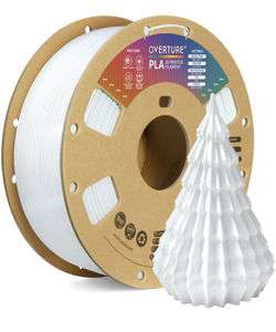 Overture PLA+ Filament - White